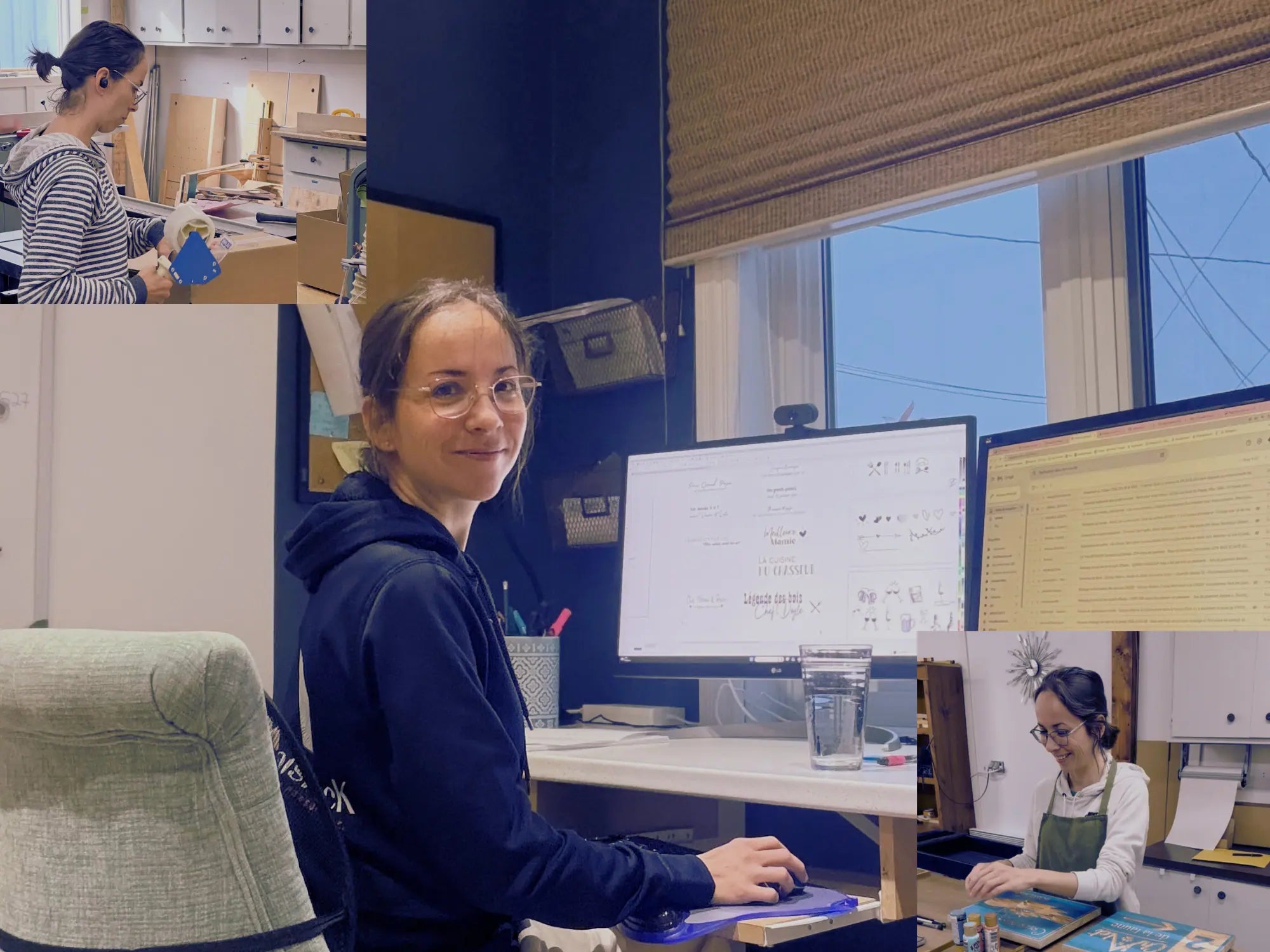 Mylène co-propriétaire BoisFrancK -Gestionnaire entreprise