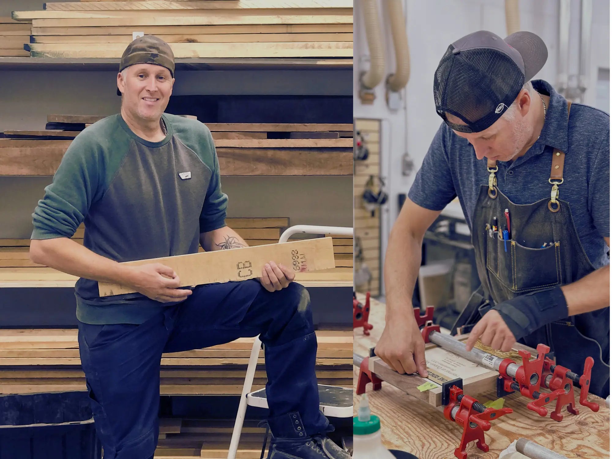 François Brassard- co-propriétaire BoisFrancK- artisan du bois