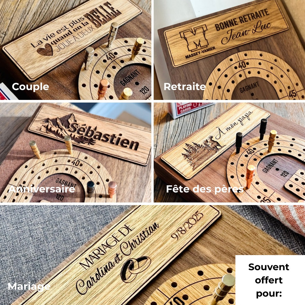 Jeu de crible personnalisé pour toutes les occasions - BoisFrancK