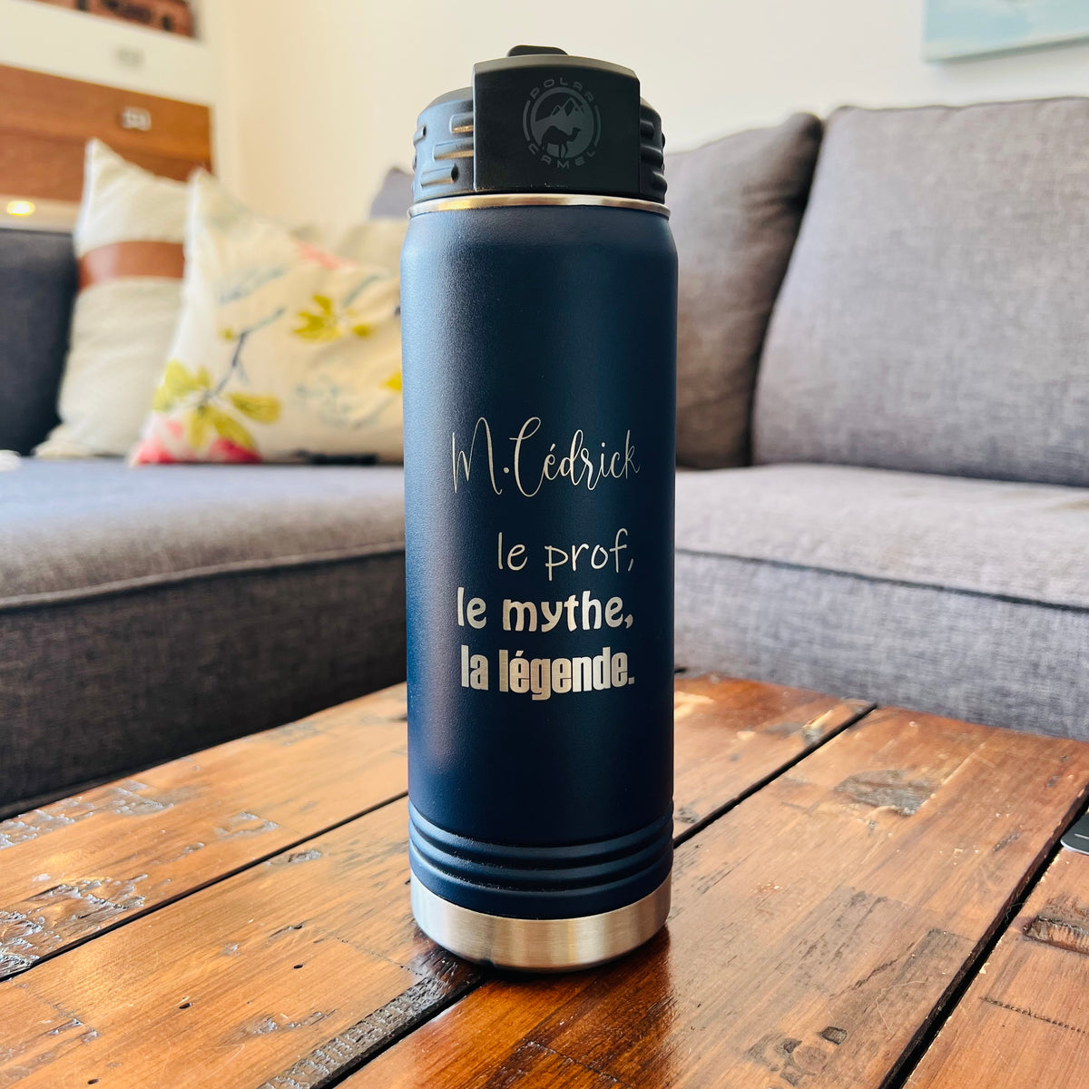 Retap Reusable Glass Water Bottle 0.5L With Wooden Lid - Borosilicate, Dishwasher Safe, Eco-Friendly