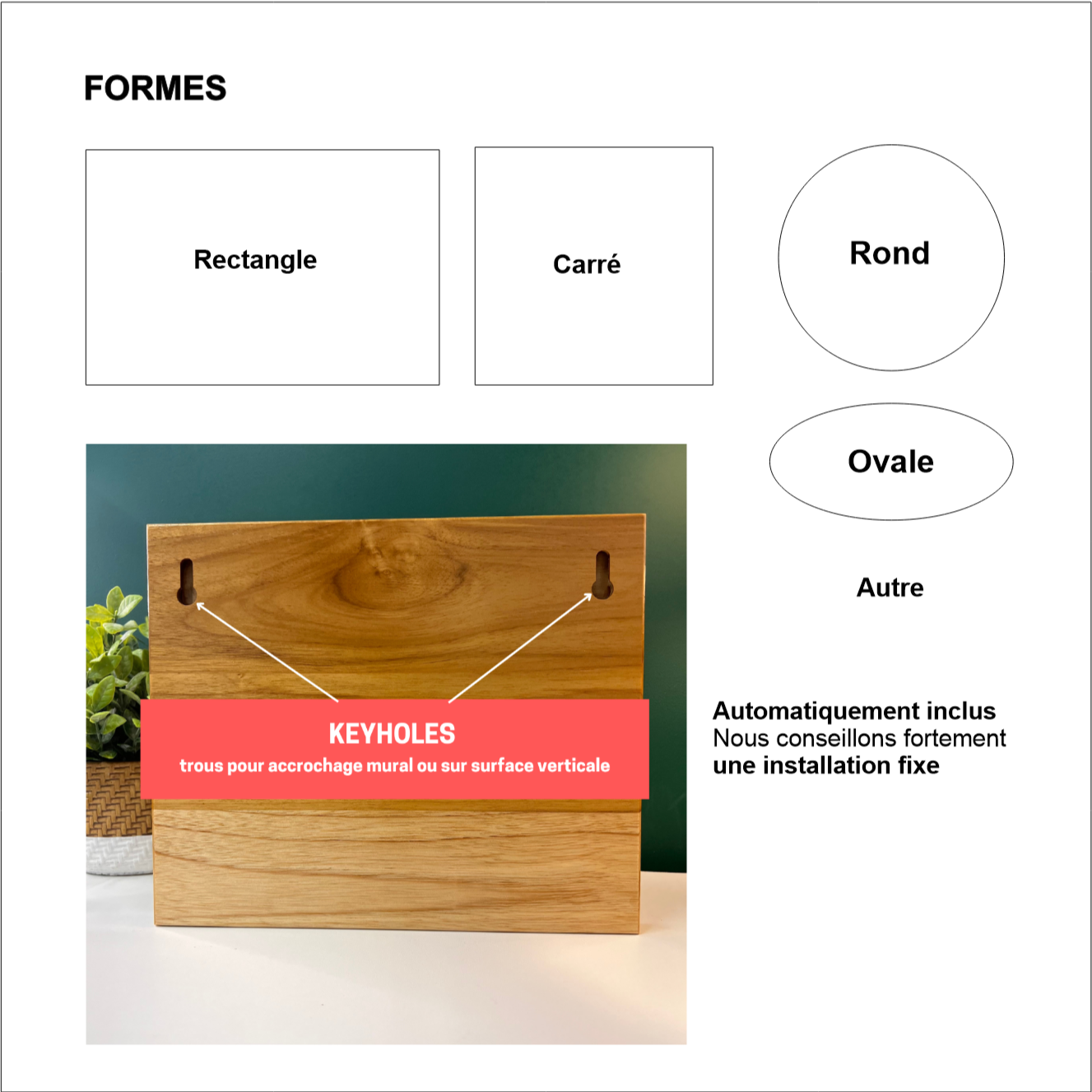 différents formats possibles- pancarte extérieure-BoisFrancK