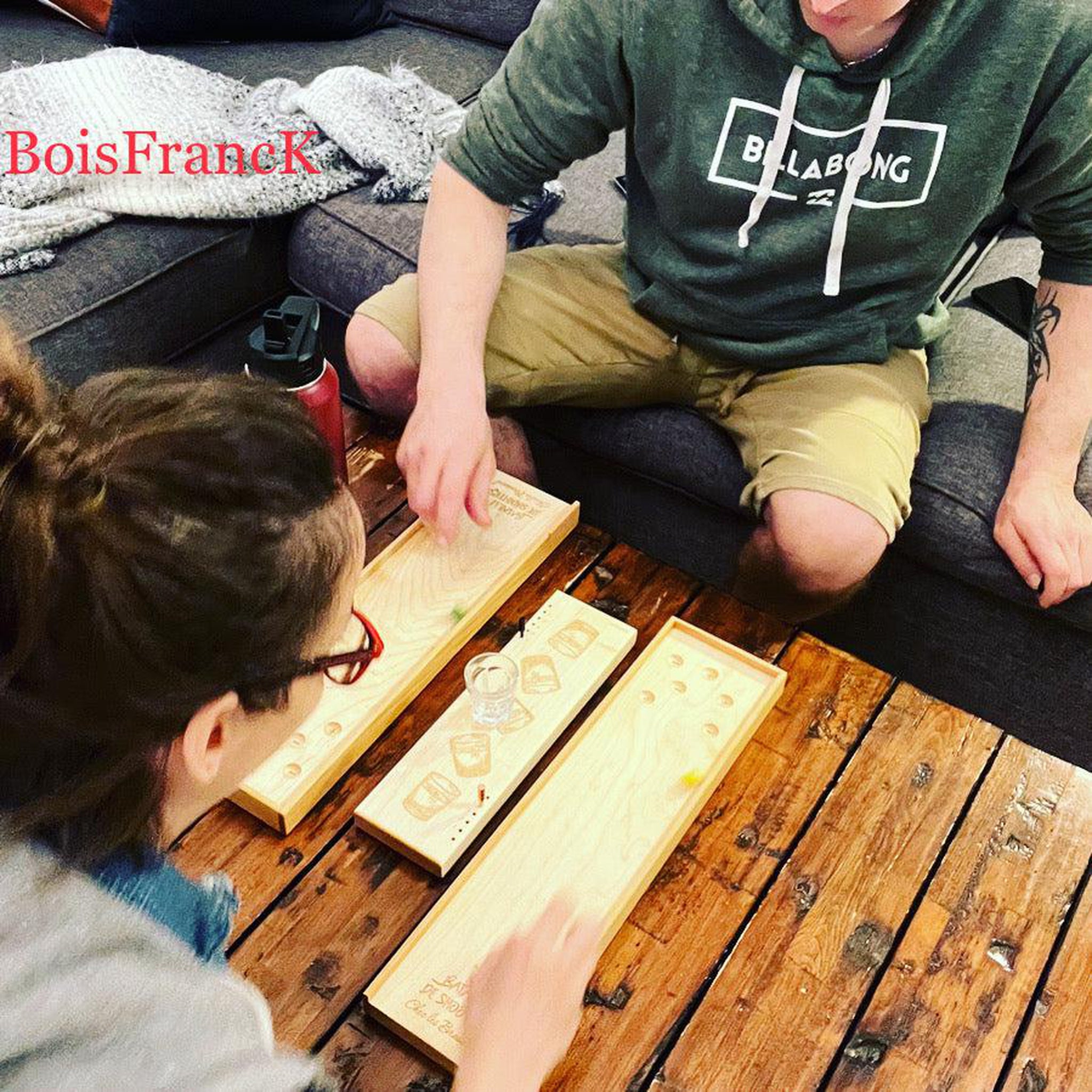 Inventeurs du jeu Batailles de shooters entrain de jouer-Boisfranck