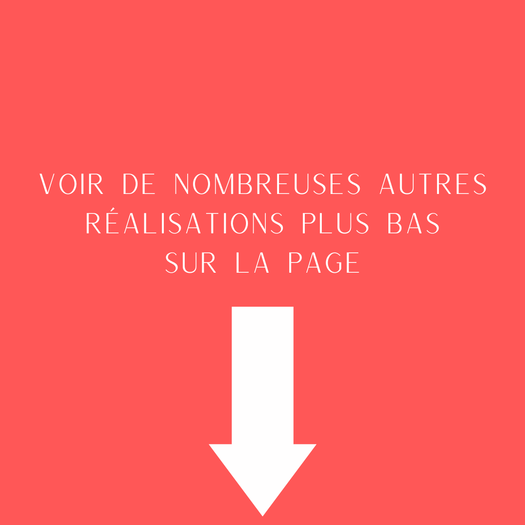 Texte: voir d'autres réalisations plus bas sur la page dans un encadré rouge-BoisFrancK