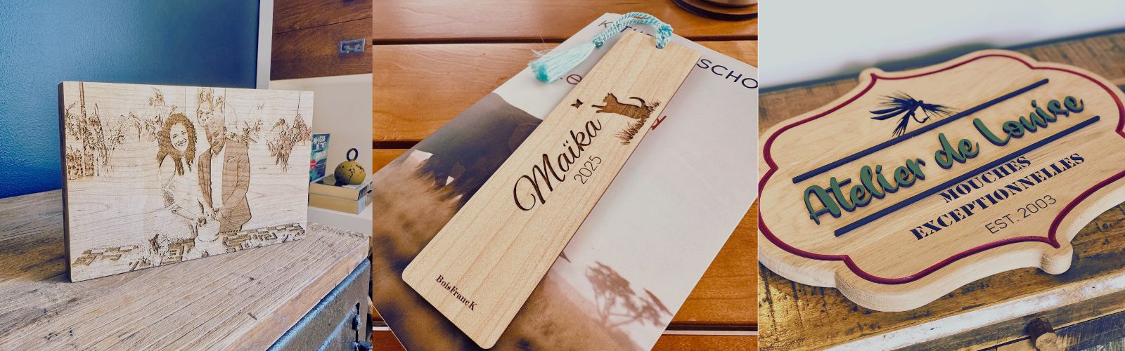 Idées cadeaux personnalisées pour femme  - cadeaux en bois - BoisFrancK