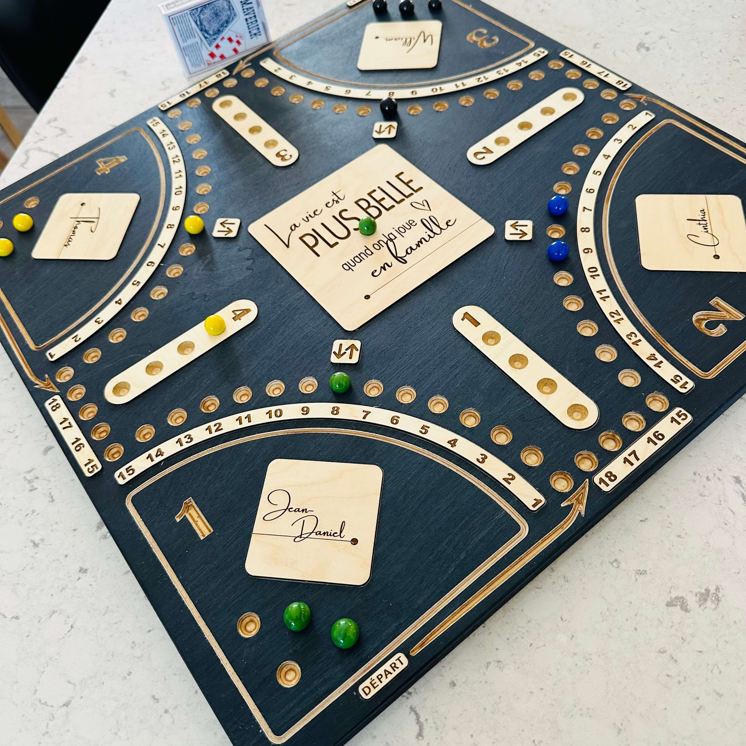 Jeu de tock personnalisé pour 4 joueurs - BoisFrancK